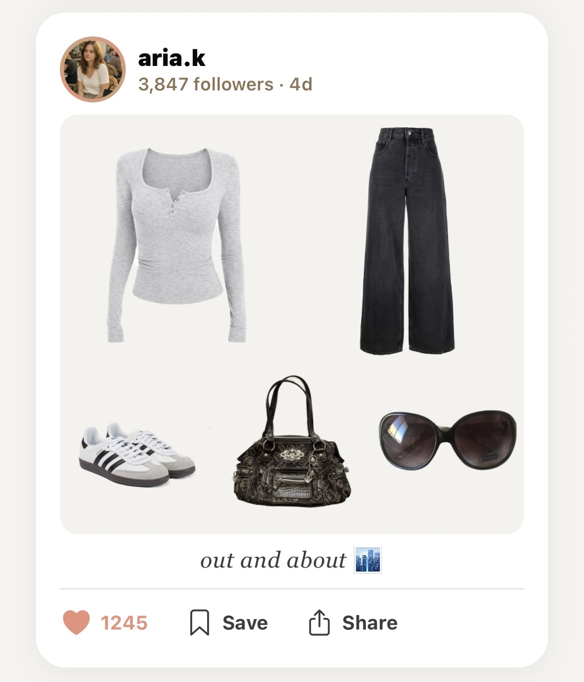 Outfit inspiration from @aria