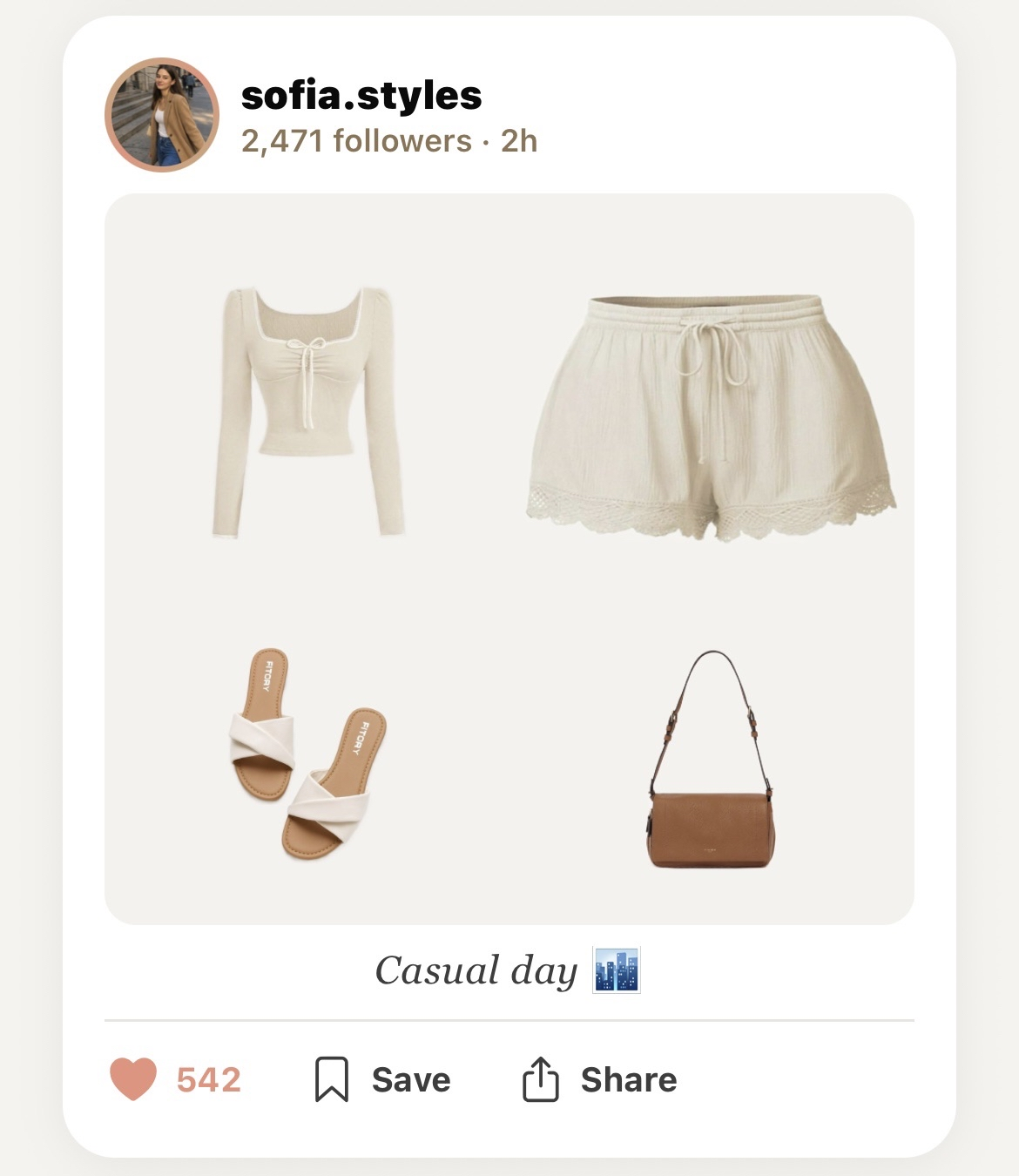 Outfit inspiration from @sofia