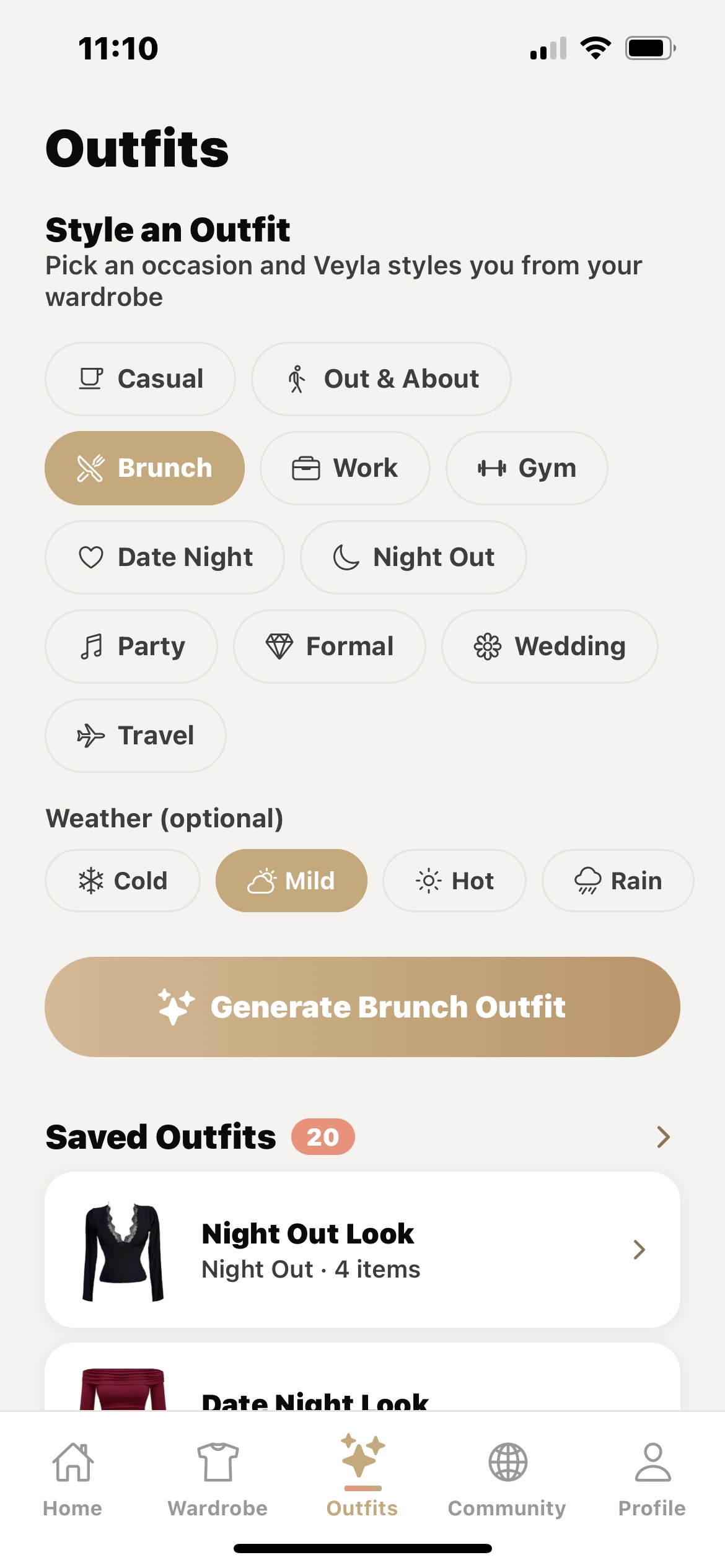 Veyla outfit suggestion